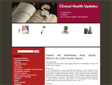 Tablet Screenshot of clinicalupdates.randyamy.com